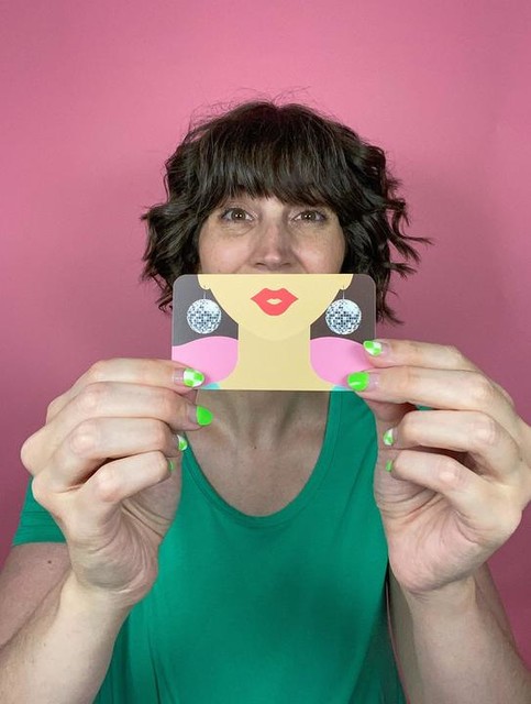 Cartes de visite aux coins arrondis