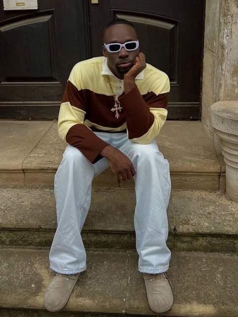 ASOS DESIGN super baggy fit jeans in light wash blue