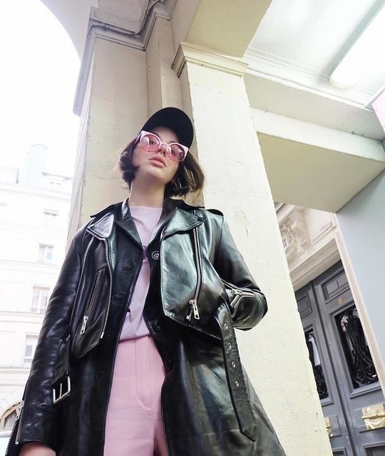 Barbara Malewicz - Balfern Leather Biker Jacket