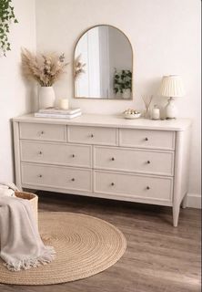 Austen 7-Drawer White Wood Dresser | Living Spaces Austen 7-Drawer White Wood Dresser | Living Spaces
