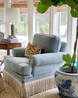 ‼️コレクション級‼️ブルーフローライト✨ダブルポイント✨台座付 Luisa Large Table Lamp - TOB3657 | Visual Comfort