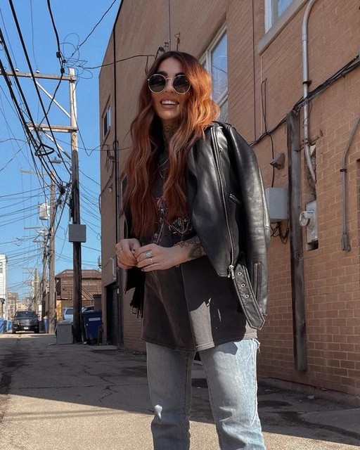 shannfakenco - Balfern Leder Bikerjacke