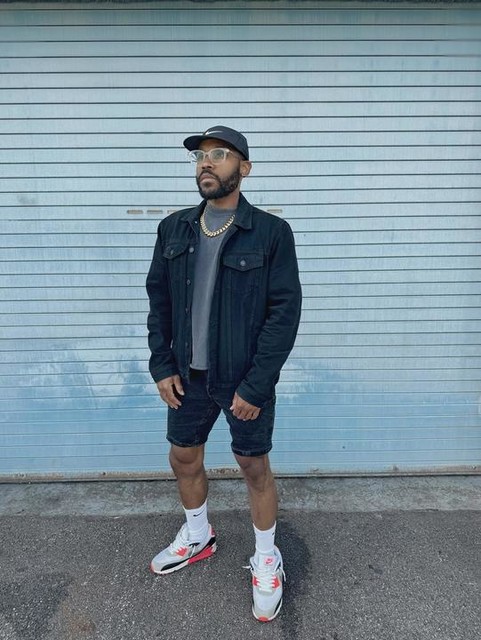 ASOS DESIGN co-ord denim trucker jacket in black