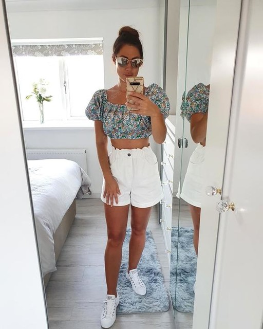 white frilly converse