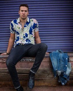 Adam Onorato - Print Cigarette Jeans