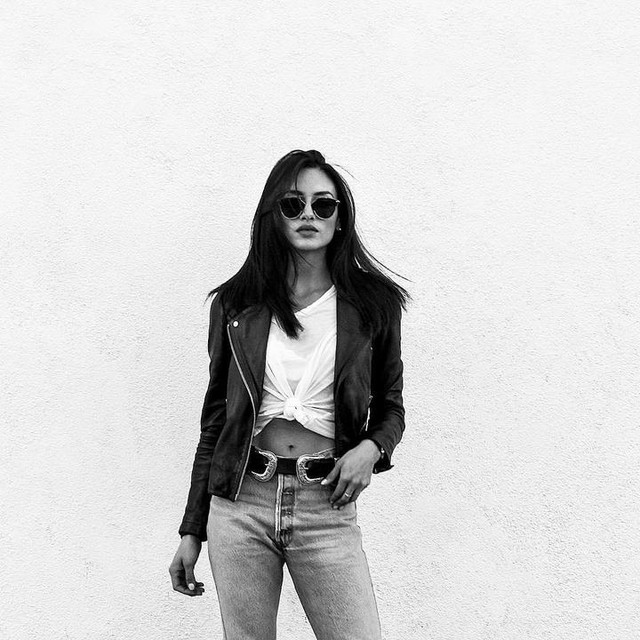 EV | BBYWMN™ - Cargo Bikerjacke aus Leder