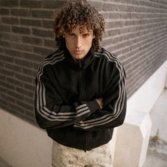 adidas ADICOLOR DENIM FIREBIRD TRACK TOP - Black | Free Shipping