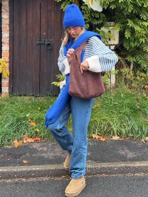 ASOS DESIGN low rise slim fit jeans in mid blue