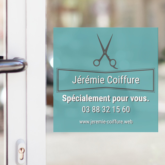 Adhésifs pour vitrine