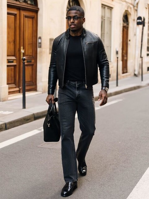 ASOS DESIGN tapered jeans in washed black