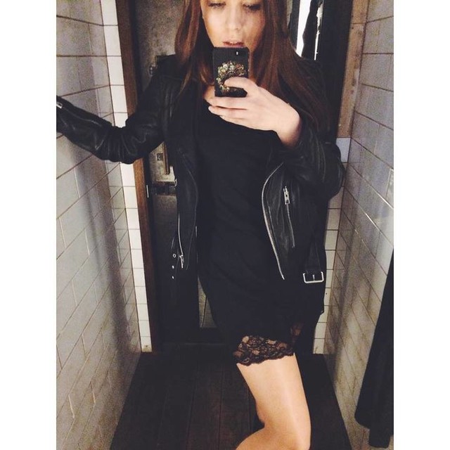 Екатерина Смирнова - Balfern Leather Biker Jacket