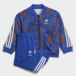 Baby 3-Piece Sportswear Set – Yellow Adidas-Inspired Jacket, Pants & T-Shirt