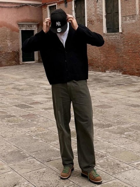 ASOS DESIGN hiker lace ups in tan with multi lace