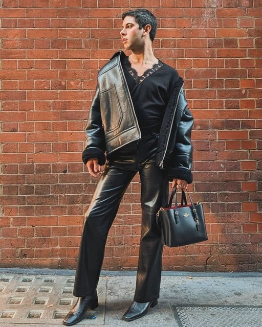 ASOS DESIGN supersoft lace trim long sleeve top in black