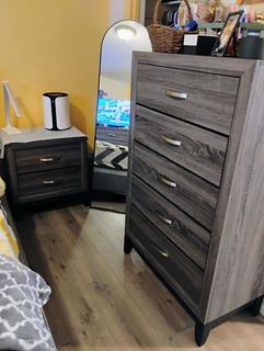 grey nightstand and dresser Garvee Grey 2 Drawer Dresser Small Dresser and Chest of Drawers Modern Nightstand for Bedroom End Table with Drawer for Living Room Hallway Entryway in the Dressers department at Lowes.com