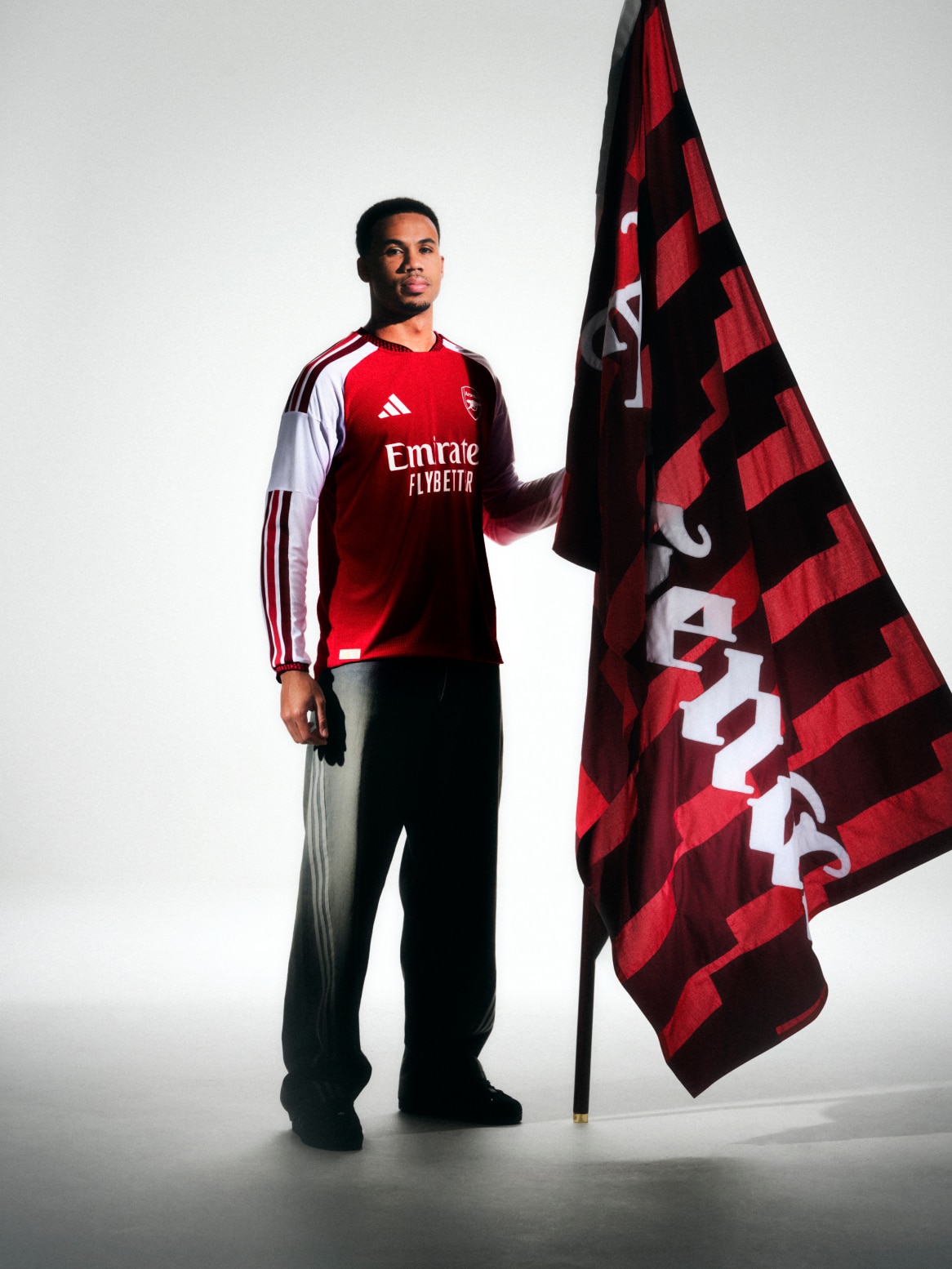 adidas Arsenal FC 26/27 Home Authentic Long Sleeve Jersey - Red