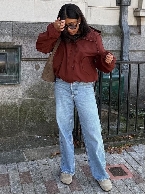 Topshop Ember low rise straight leg jean in bleach