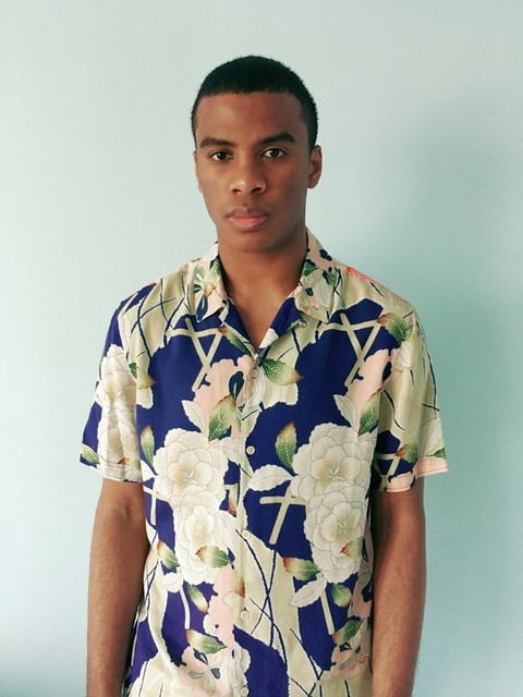 ALLSAINTS UK: Mens Fuyugi Hawaiian Shirt (ink_navy)