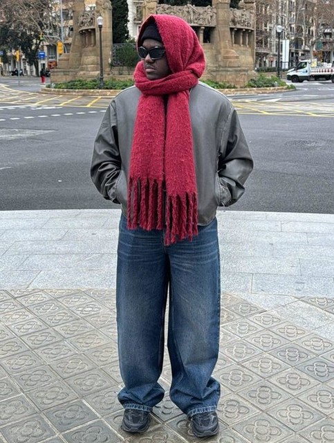 ASOS DESIGN super baggy jeans in mid wash blue