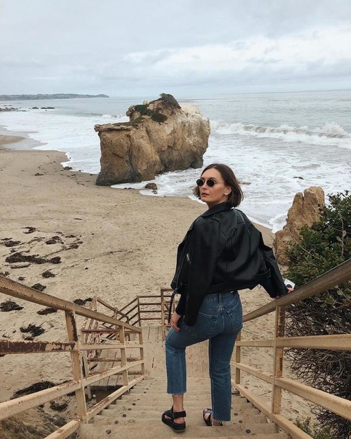 juliepitzul - Dalby Leather Biker Jacket
