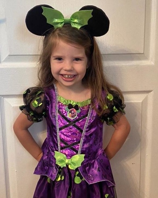 Disney Minnie Mouse Halloween Purple 