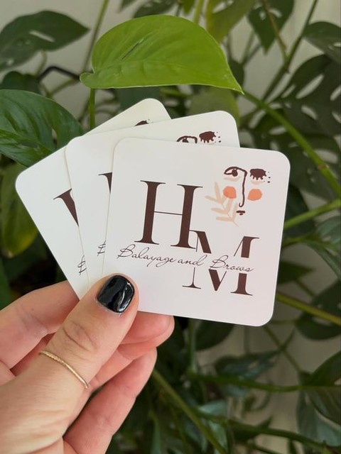 Quadratische Visitenkarten