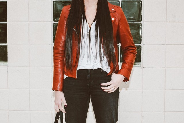 whocares.whatshewears - Dalby Leather Biker Jacket