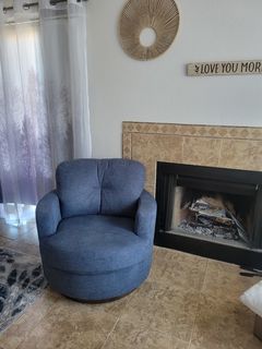 【Lrose】WTW　APERTO CHAIR DENIM ARM１ 313057_blue_fabric_accent_chai