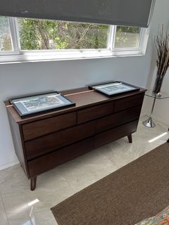 living spaces mid century modern dresser Mid Century Dressers with Mirrors & Chests