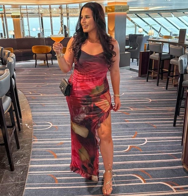 ASOS DESIGN mesh frill maxi with contrast black straps maxi dress in pink floral abstract print