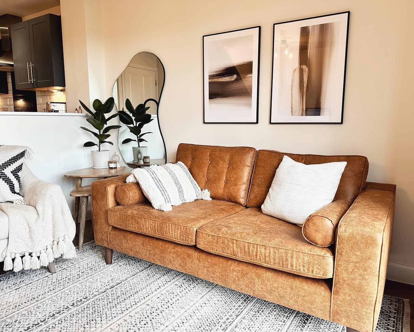 Sams Leather Sofas Baci Living Room