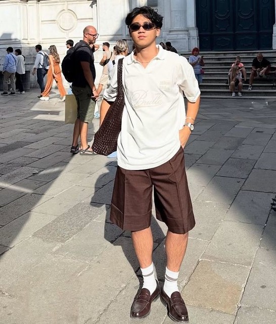 ASOS DESIGN long length canvas shorts in brown