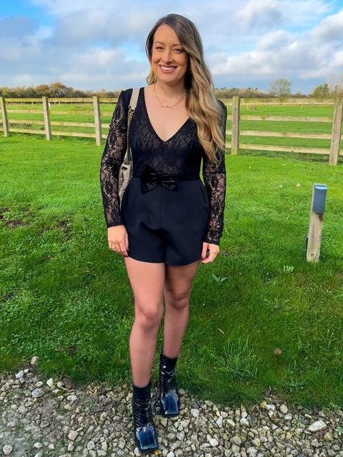 ASOS DESIGN Eliza set back heel ankle boots in black eel