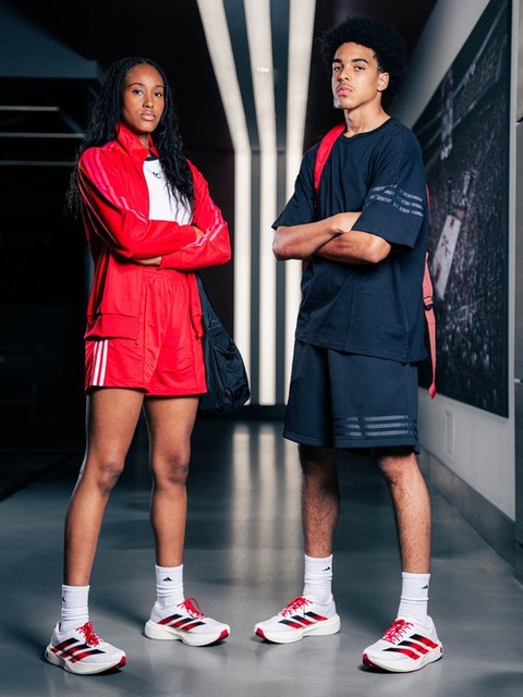  ADIZERO4ランニングシューズ ホワイト/ブラック/レッド adidas Louisville Cardinals Adizero EVO SL Sneakers - White | Free