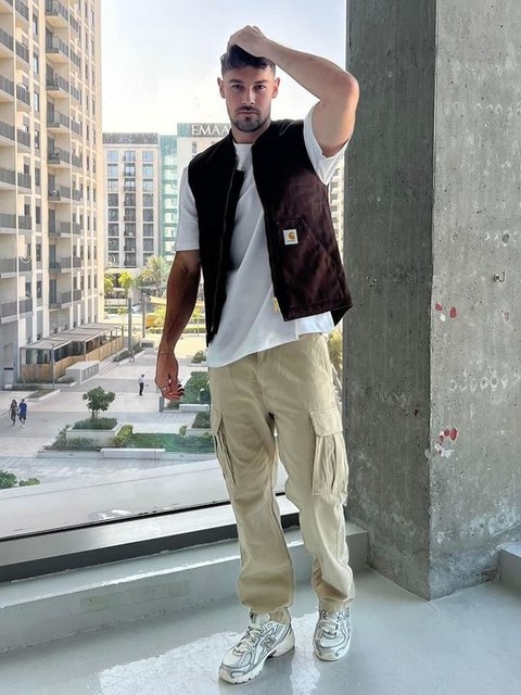 Carhartt WIP classic vest gilet in brown