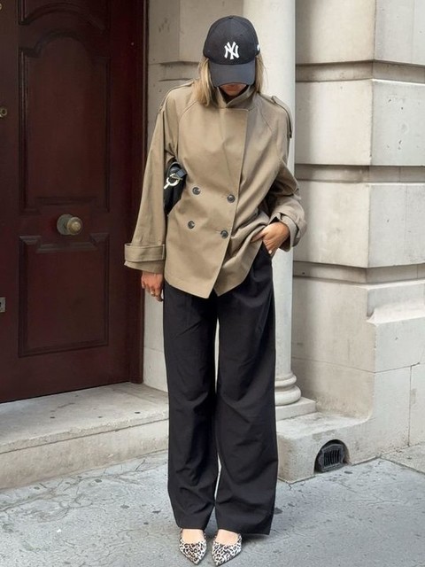 ASOS DESIGN short trench coat in olive