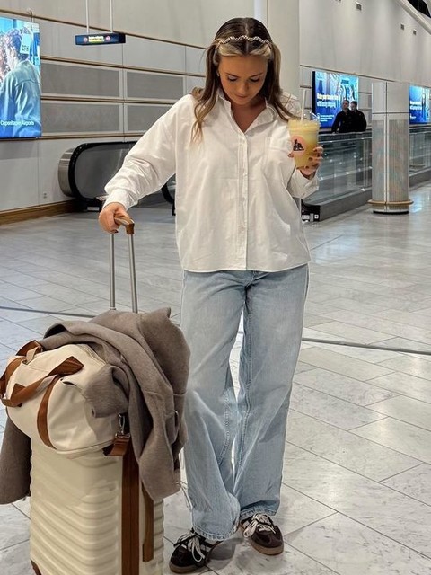 ASOS DESIGN  baggy  jeans in light blue