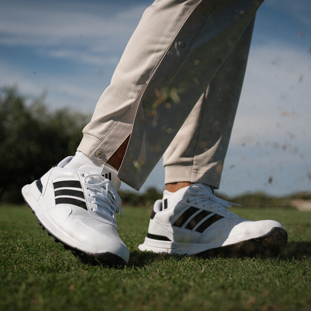 ゴルフシューズ HQ5054 jp26,5 adidas S2G 26 LEATHER SPIKELESS GOLF SNEAKERS - White | Free
