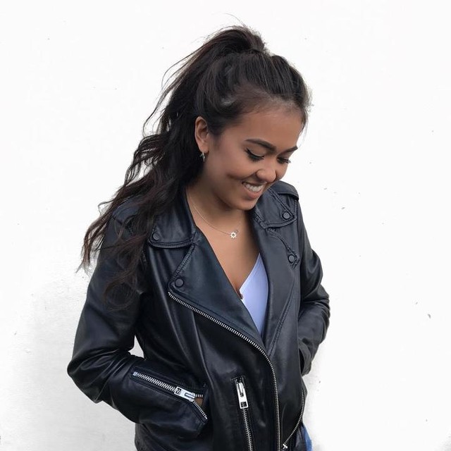 MARJ MOORE - Balfern Leather Biker Jacket